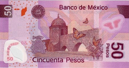 Nuevo Billete de 50  pesos Mexico