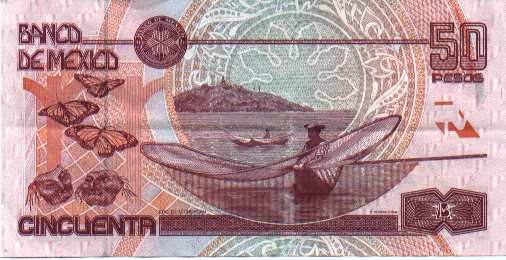 Billete de 50 pesos Mexico