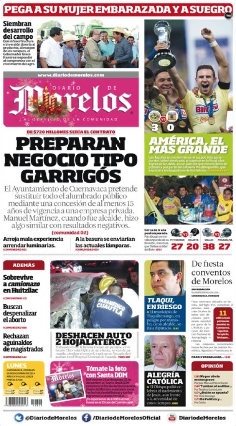 Diario de Morelos, Morelos