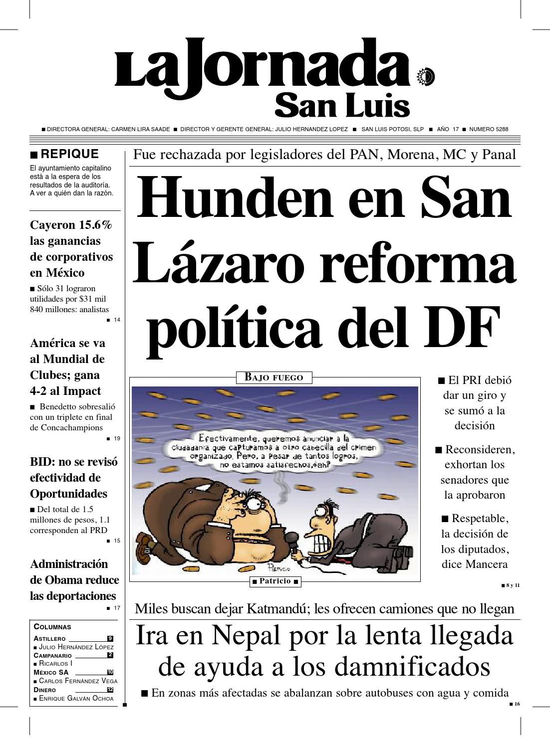 La Jornada, San Luis Potosí