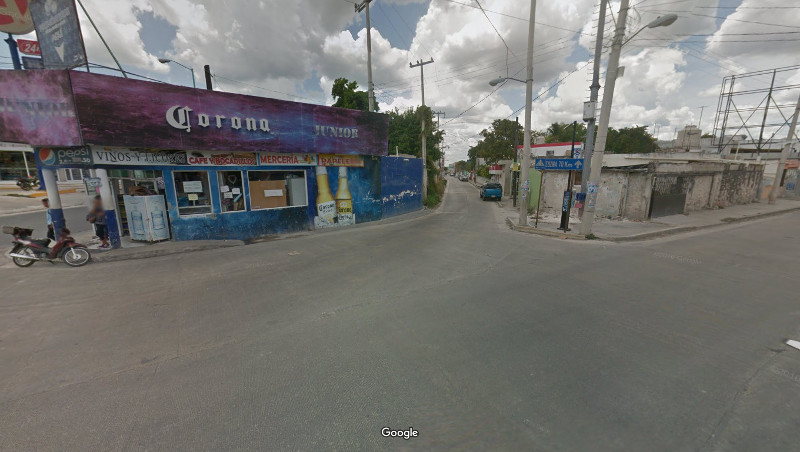 Entrada a la zona roja de Campeche