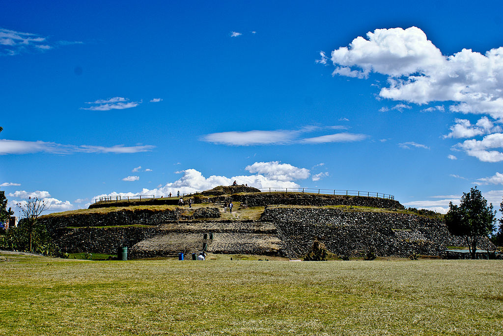 La pirámide circular de Cuicuilco