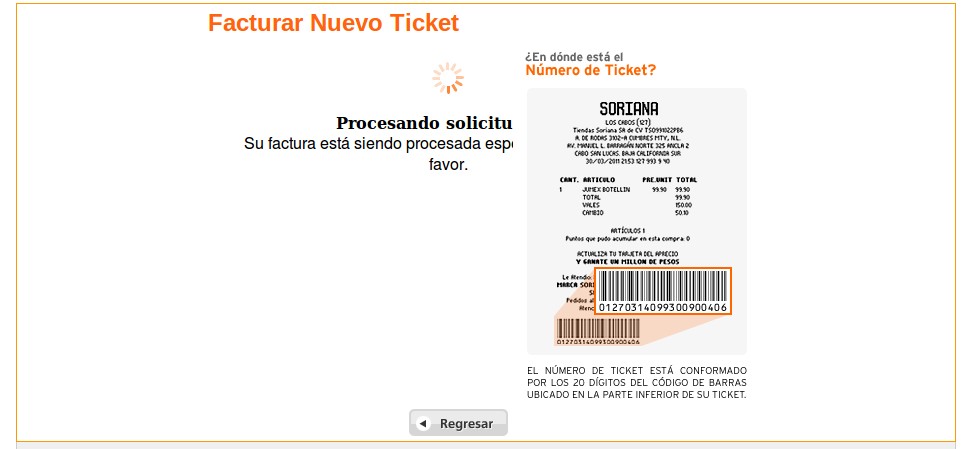 Tiendas Soriana: Verifica los datos de facturación