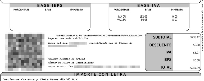 Tiendas Soriana: Y así se pueden generar varias facturas cortesía de la negligencia de Tiendas Soriana