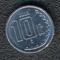Nueva moneda 10 centavos