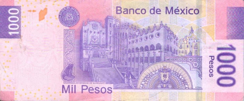 Billete de 1000 pesos Mexico