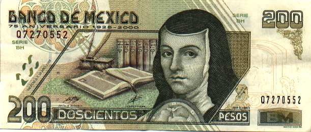Billete de 200 pesos Mexico