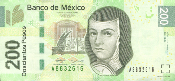 Nuevo Billete de 200 pesos Mexico