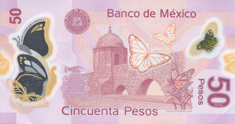 Nuevo Billete de 50  pesos Mexico