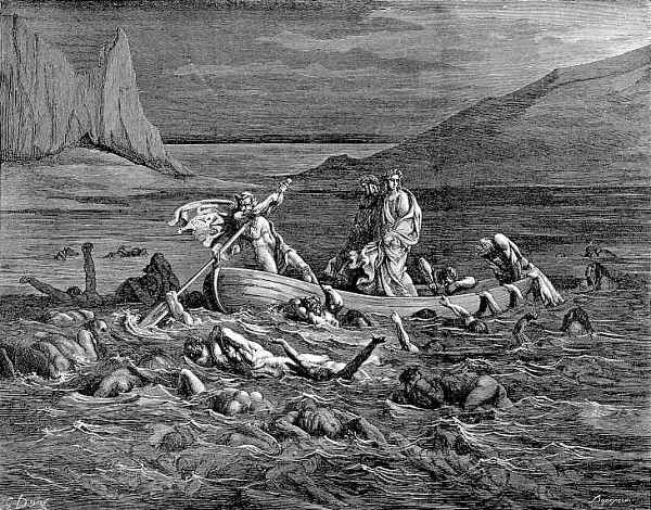 Dante entrando al Infierno. Autor: Gustave Dore