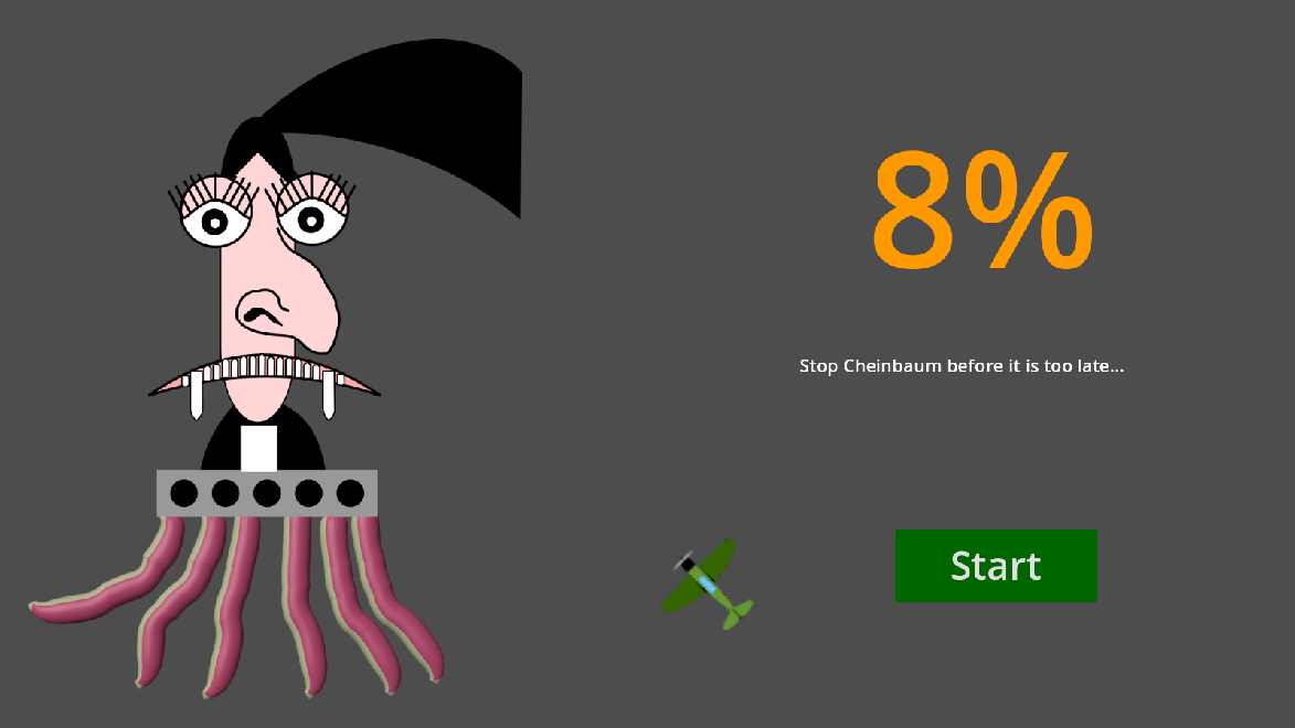 8% Claudia Sheinbaum impone un impuesto a los videojuegos.  Videojuego creado con Godot.