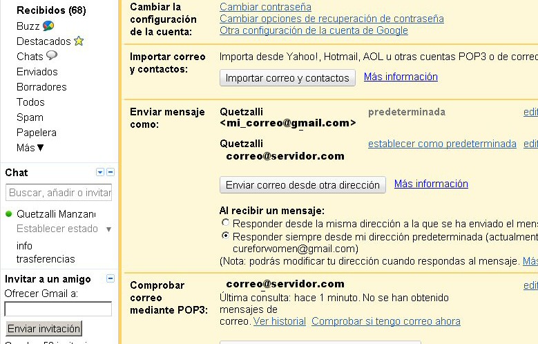 Su correo ha sido configurado.