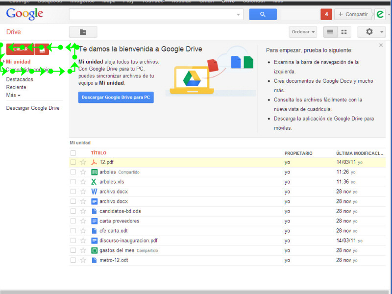 Google Drive Compartir Archivos