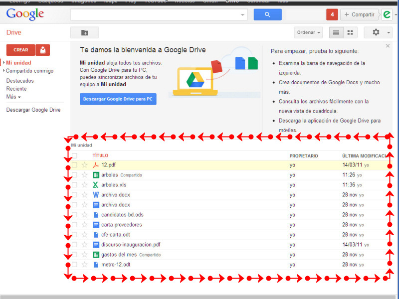 Google Drive Compartir Archivos