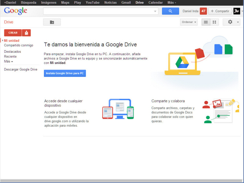 Google Drive Inciar Sesion