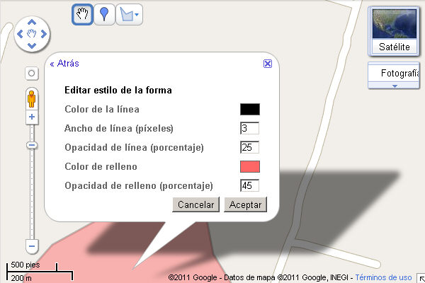 cambiar color de forma polygon