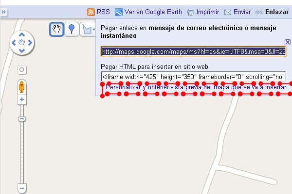 personalizar un google map