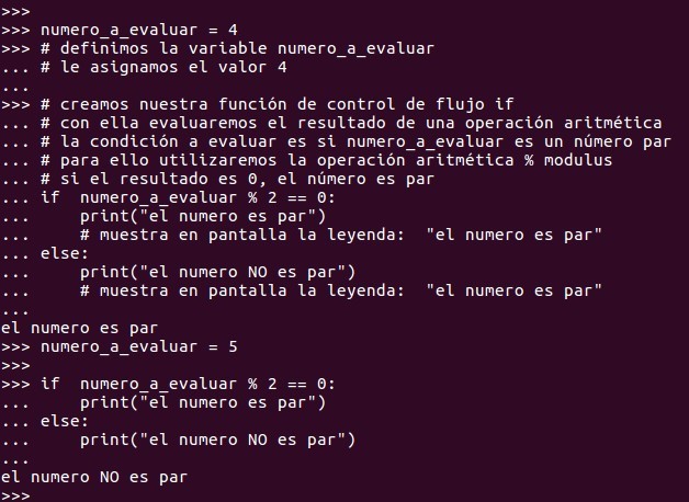 Con if / else evaluaremos el resultado de una operación aritmética