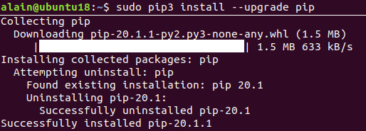 Actualizar pip para python3 en Ubuntu