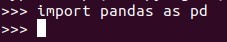 Importar la librería pandas para python