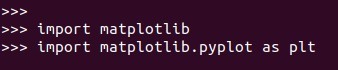 Importar la librería matplotlib para python