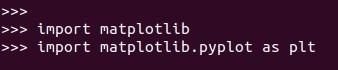 Importar la librería matplotlib para python