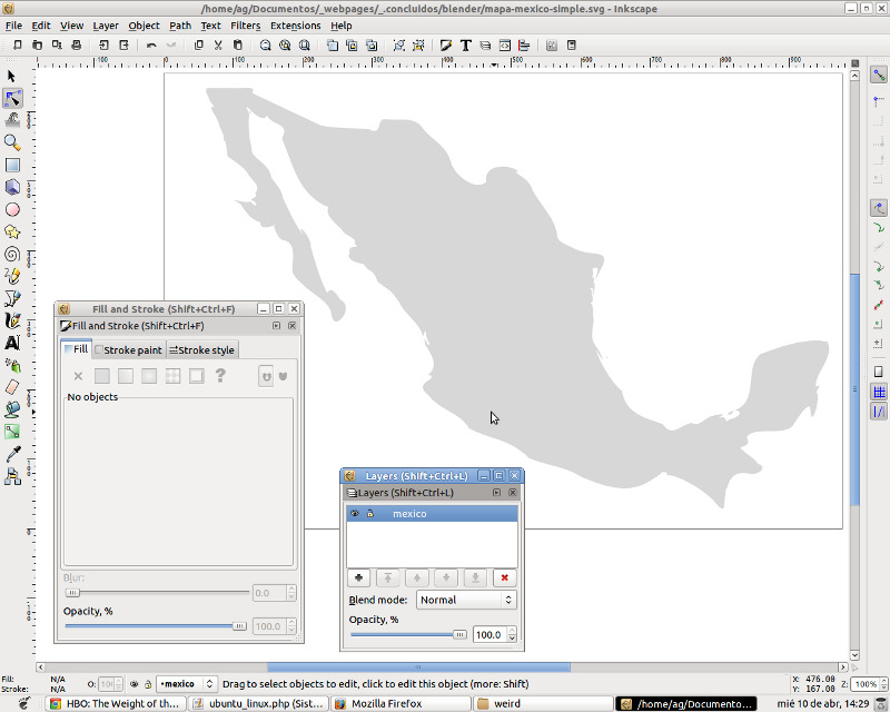 Crear, editar y animar graficos vectoriales con Inkscape